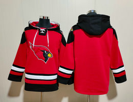 Arizona Cardinals Blank Red All Stitched Hooded Sweatshirt