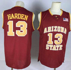 Arizona State #13 James Harden Red College Jersey