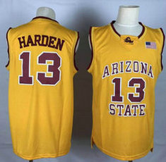 Arizona State #13 James Harden Yellow College Jersey