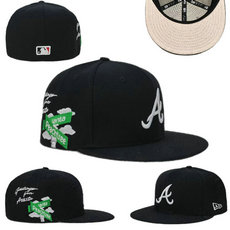 Atlanta Braves MLB Fitted hats 0594 4