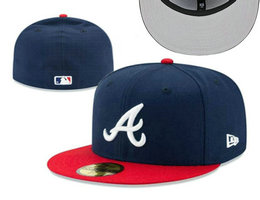 Atlanta Braves MLB Fitted hats 0594 7