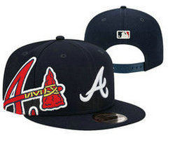 Atlanta Braves MLB Snapbacks Hats YD 01