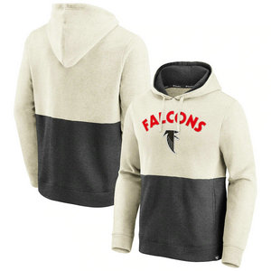 Atlanta Falcons Fanatics Branded Throwback Arch Colorblock Pullover Hoodie