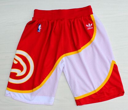 Atlanta Hawks throwback Red NBA shorts