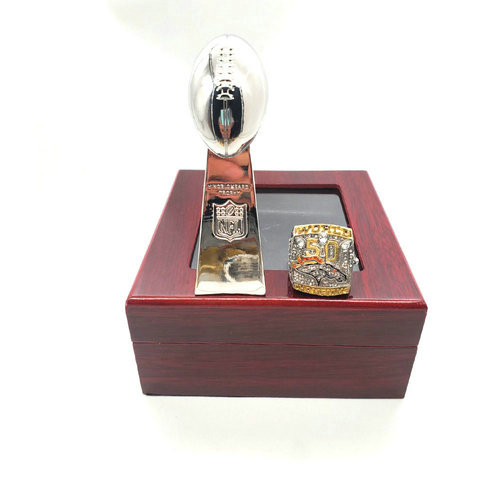 Baltimore Ravens 2015 NFL one ring + one trophy set