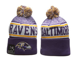 Baltimore Ravens NFL Knit Beanie Hats YP 2