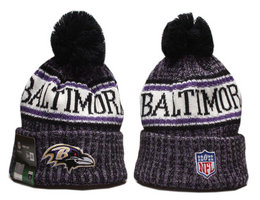Baltimore Ravens NFL Knit Beanie Hats YP 3
