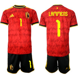 Belgium #1 Lammens Home 2026 World Cup Soccer jersey