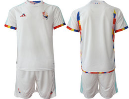 Belgium Blank Away 2022 World Cup National Soccer Jersey