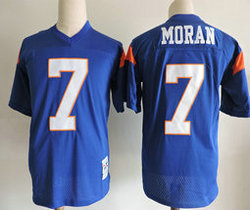 Blue Mountain State #7 Alex Moran Blue College Football Jersey