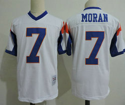 Blue Mountain State #7 Alex Moran White College Football Jersey