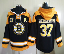 Boston Bruins #37 Patrice Bergeron NHL Stitched Pullover Hoodie