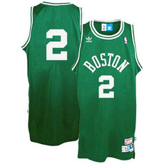Boston Celtics #2 Red Auerbach Green Throwback Authentic Stitched NBA jersey