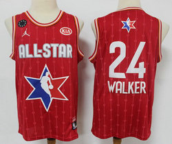Boston Celtics #24 Kemba Walker Red 2020 All star Authentic Stitched NBA Jersey