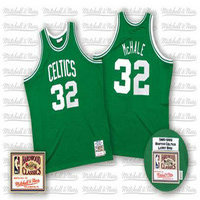 Boston Celtics #32 Kevin Mchale Green Throwbalck Authentic Stitched NBA jersey