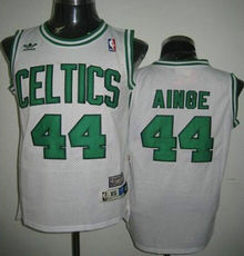 Boston Celtics #44 Danny Ainge White Throwbalck Authentic Stitched NBA jersey