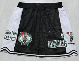 Boston Celtics Black NBA Shorts