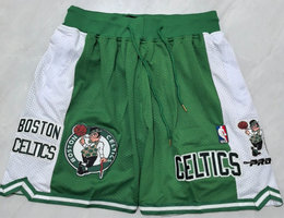 Boston Celtics Green NBA Shorts