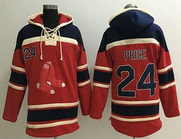 Boston Red Sox #24 David Price Hoodie Red