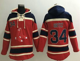 Boston Red Sox #34 David Ortiz Hoodie Red