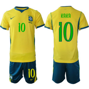 Brazil #10 KaKa Home 2026 World Cup Soccer jersey