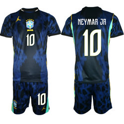 Brazil #10 Neymar Jr Away 2026 World Cup Soccer jersey