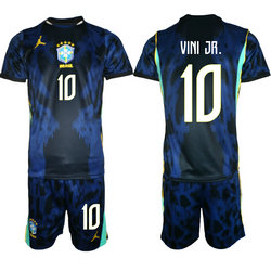 Brazil #10 Vini Jr. Away 2026 World Cup Soccer jersey