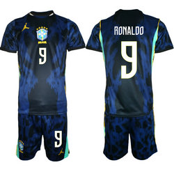 Brazil #9 Ronaldo Away 2026 World Cup Soccer jersey