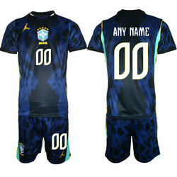 Brazil Any Name Away 2026 World Cup Soccer jersey