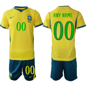 Brazil Any Name Home 2026 World Cup Soccer jersey