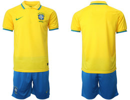 Brazil Blank Home 2022 World Cup National Soccer Jersey