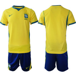 Brazil Blank Home Navy Name 2026 World Cup Soccer jersey