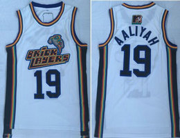 Briek layers #19 Aaliyah White Basketball Jersey