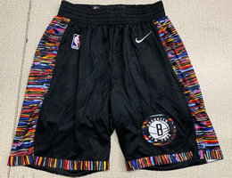 Brooklyn Nets Black City Swingman Shorts