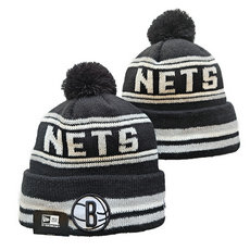 Brooklyn Nets NBA Knit Beanie Hats YD 2