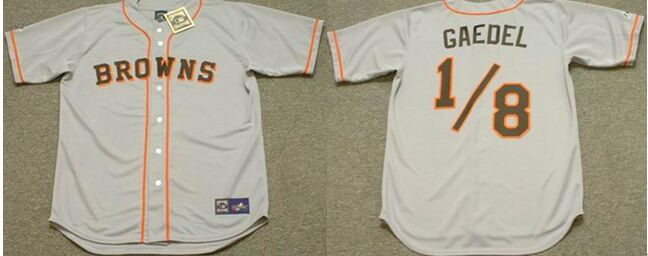 Browns 18 Gaedel Gray jersey