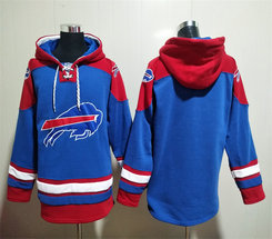 Buffalo Bills Blank Blue NFL Stitched Hoodies