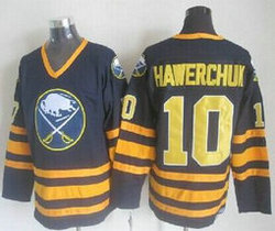 Buffalo Sabres #10 Dale Hawerchuk Navy Blue CCM Throwback Authentic Stitched NHL Jersey