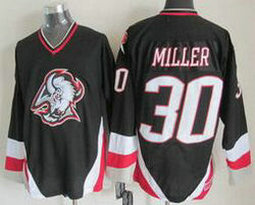 Buffalo Sabres #30 Ryan Miller Black CCM Throwback Authentic Stitched NHL jersey
