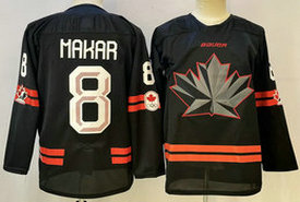 Canada #8 Cale Makar Black Olympics Hockey Stitched Jersey