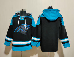 Carolina Panthers Blank blue Stitched Hooded Sweatshirt