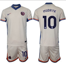 Chelsea 2024-25 #10 MUDRYK away Soccer Club Jersey