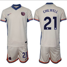 Chelsea 2024-25 #21 CHIL WELL away Soccer Club Jersey