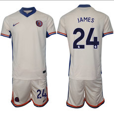 Chelsea 2024-25 #24 JAMES away Soccer Club Jersey