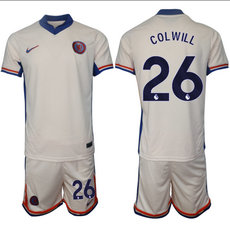 Chelsea 2024-25 #26 COLLWILL away Soccer Club Jersey
