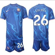 Chelsea 2024-25 #26 COLLWILL home Soccer Club Jersey
