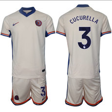 Chelsea 2024-25 #3 CUCURELLA away Soccer Club Jersey