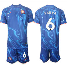 Chelsea 2024-25 #6 T.SILVA home Soccer Club Jersey
