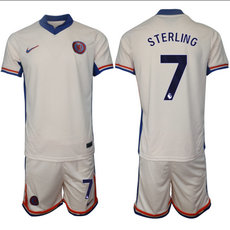 Chelsea 2024-25 #7 STERLING away Soccer Club Jersey