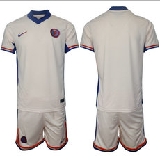 Chelsea 2024-25 Blank cream away Soccer Club Jersey